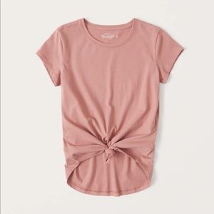 ABERCROMBIE soft knotted basic tee